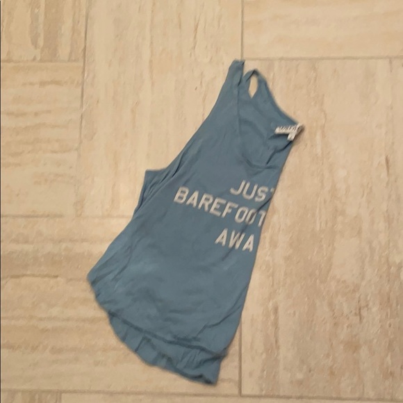 Light Blue Wildfox Oversized Tank | Sz Sm - Picture 4 of 4